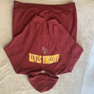 Arizona State Size L Red Yellow, Long Sleeve Hoodie Unisex